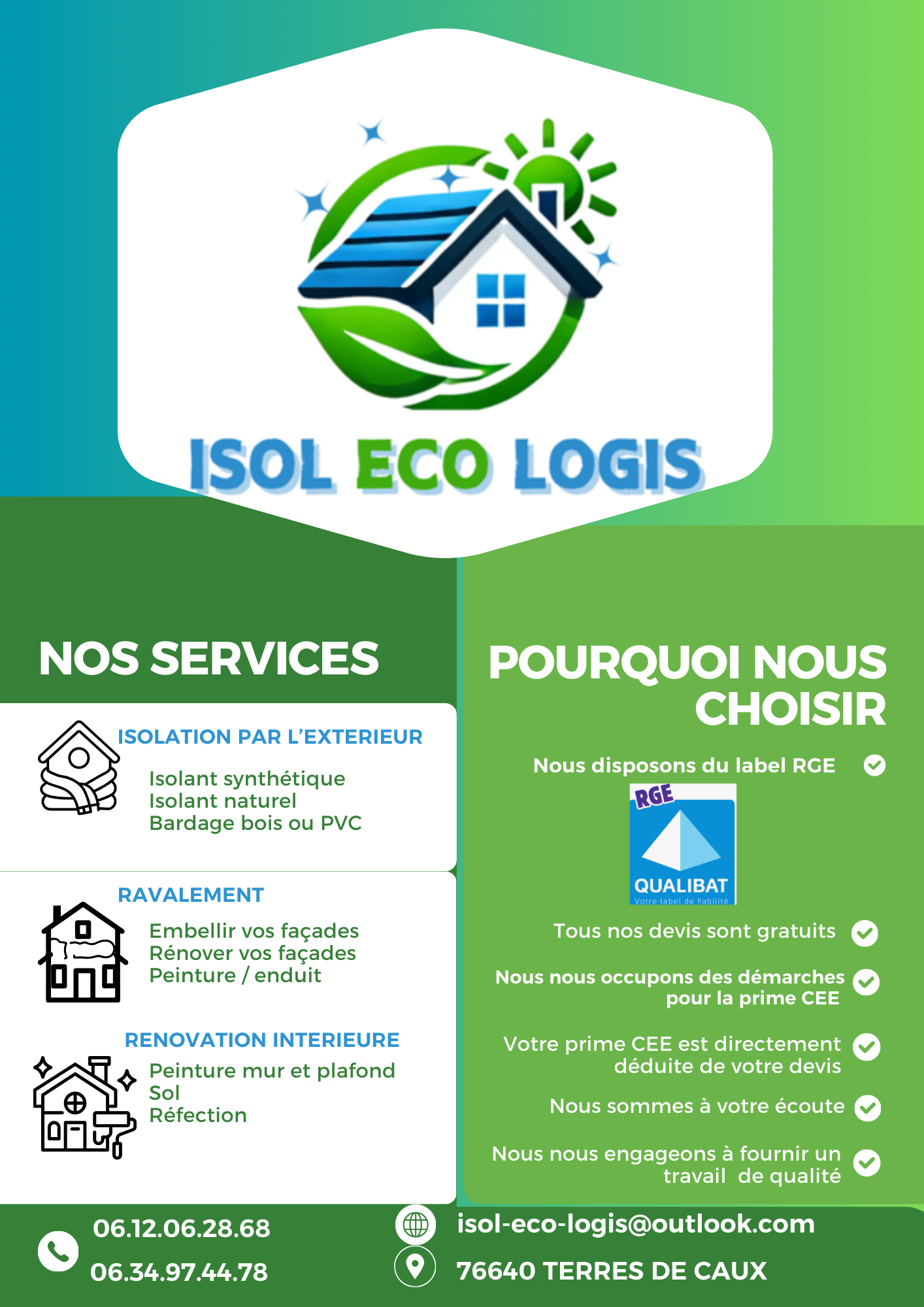 Chantier ISOL ECO LOGIS